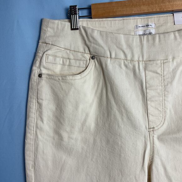 Westbound Womens The High Rise Skinny Jeans Off White 16 Regular NWT - Picture 7 of 16